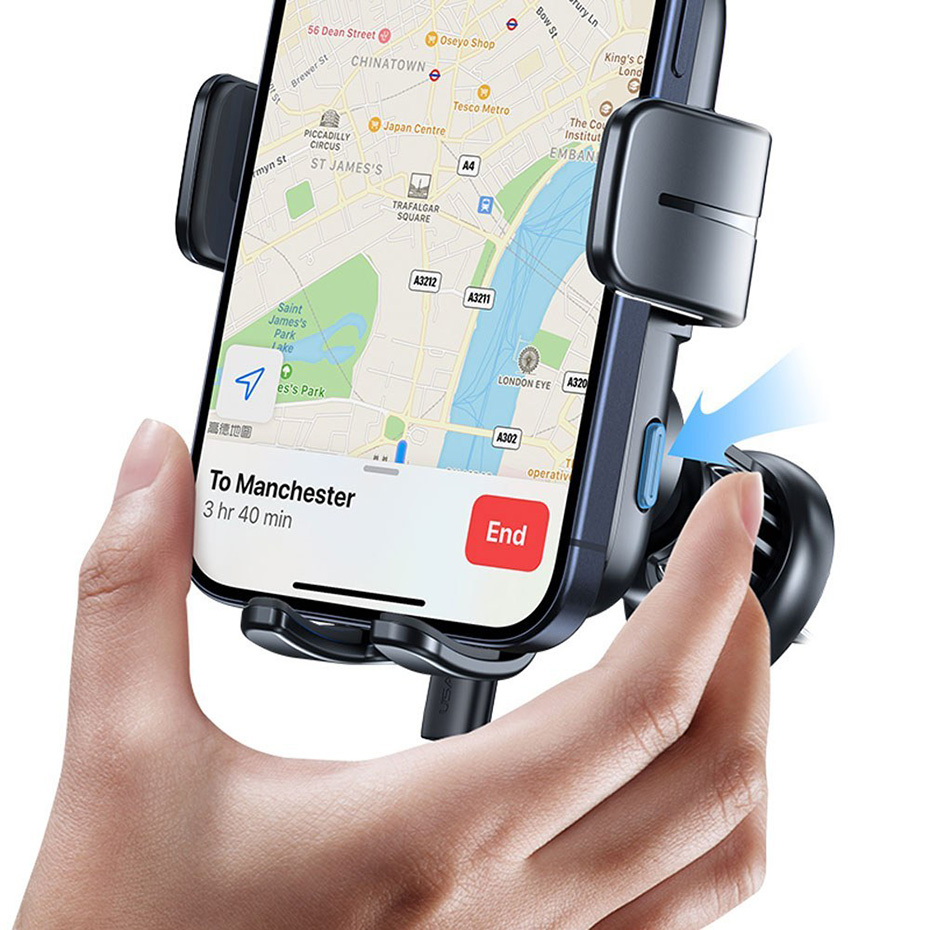 جزییات نصب هولدر و شارژر وایرلس موبایل یوسمز مدل USAMS CD230 15W