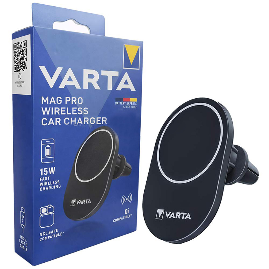 خرید هولدر شارژر وایرلس وارتا مدل VARTA MAG PRO 15W