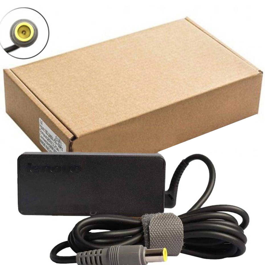 شارژر لپتاپ لنوو مدل Ro Lenovo 20Volt 4.5Amper فیش گرد