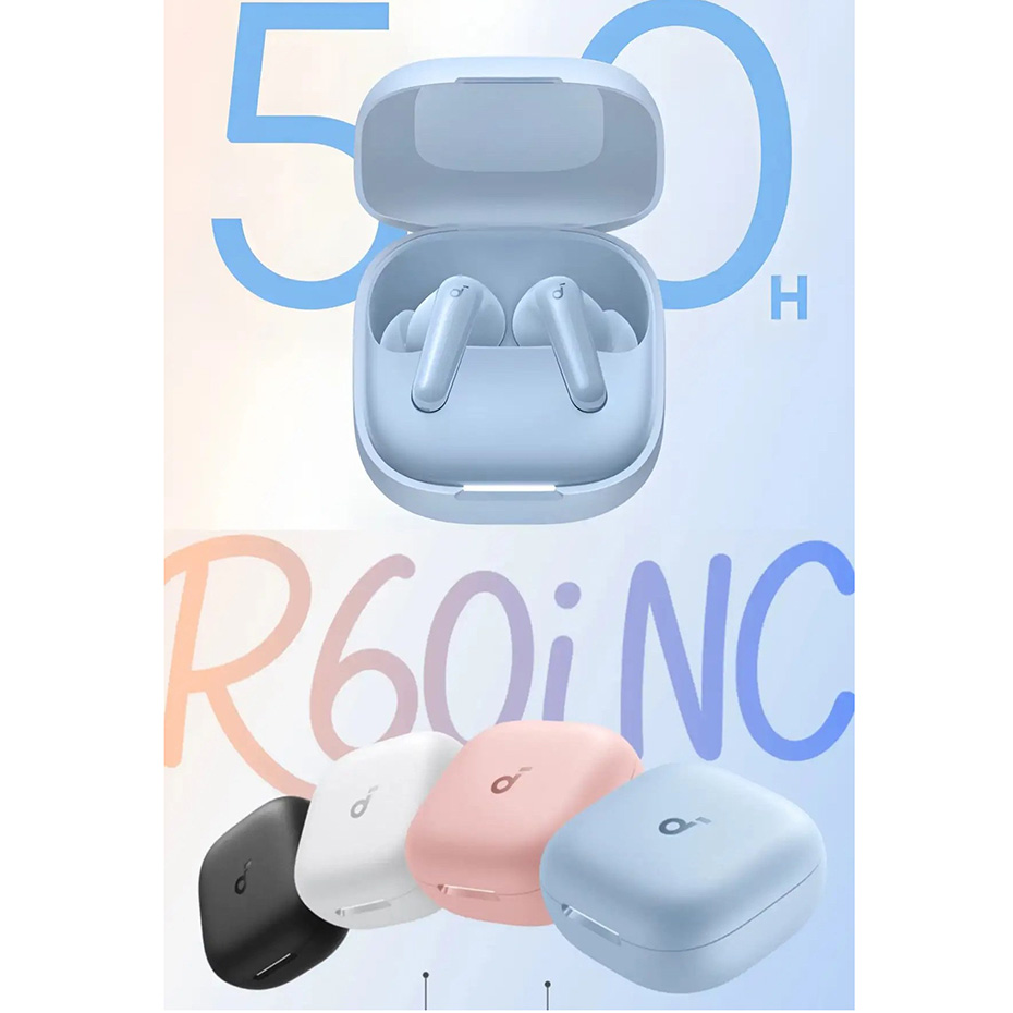 رنگ های ایرپاد انکر مدل ANKER Soundcore R60i NC D1202H51 صورتی