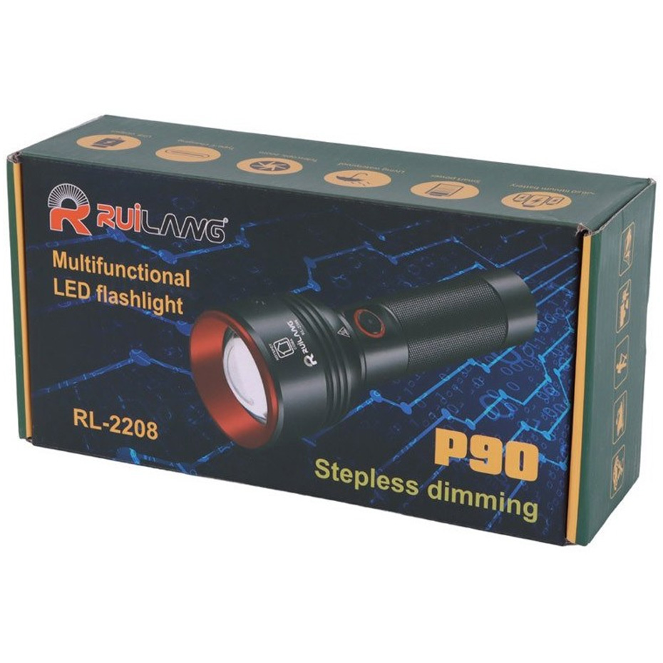 چراغ قوه پلیسی رویی لانگ مدل RL-2208