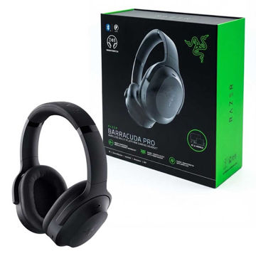 خرید هدست بی سیم گیمینگ ریزر مدل RAZER BARRACUDA PRO مشکی