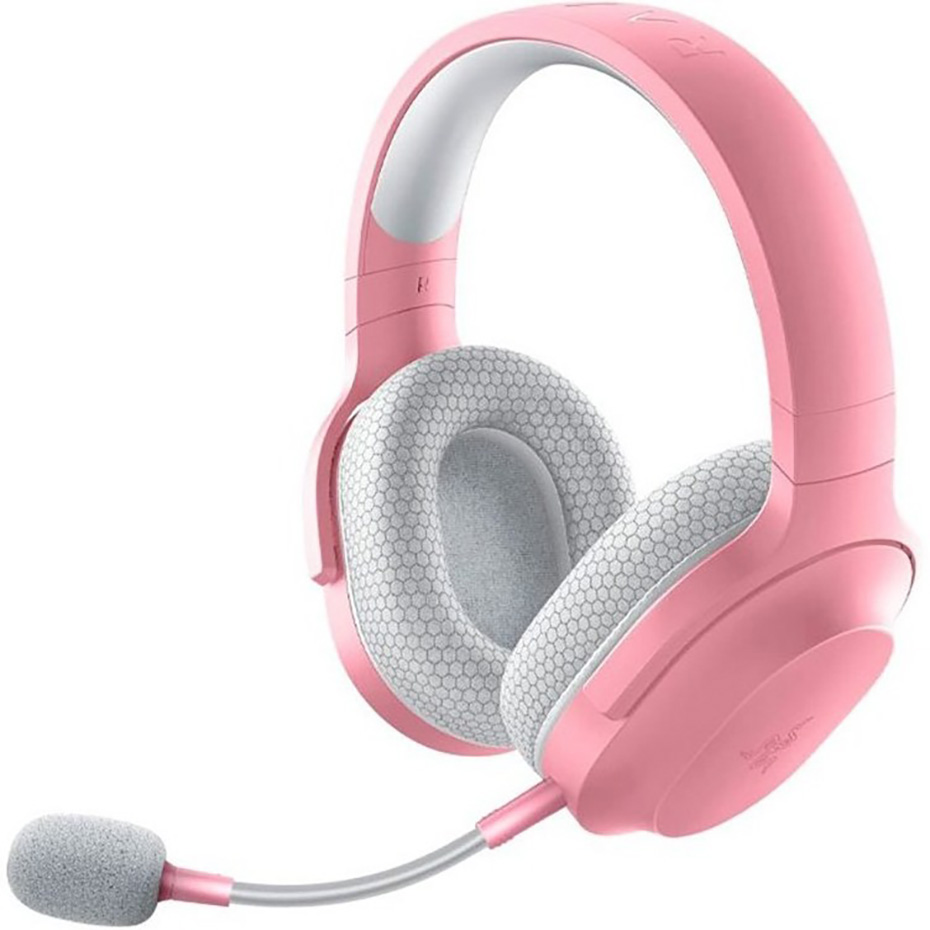 ابعاد هدست بی سیم گیمینگ ریزر مدل RAZER BARRACUDA X صورتی