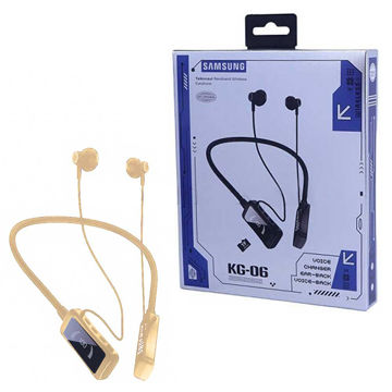 خرید هندزفری بی سیم گردنی سامسونگ مدل SAMSUNG KG-06 بژ