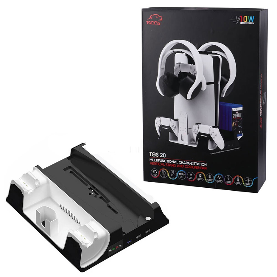 خرید پایه نگهدارنده و شارژر PS5 تسکو مدل TSCO TGS 20