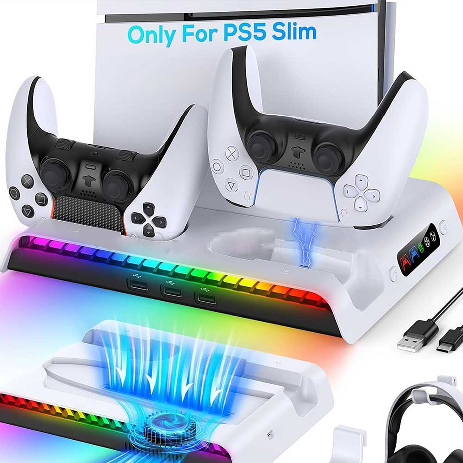 قیمت استند افقی چند منظوره مدل PGTech GP-533 PS5 Slim