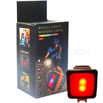 چراغ شارژی دوچرخه مدل BICYCLE LIGHTS LED LW06 سفید