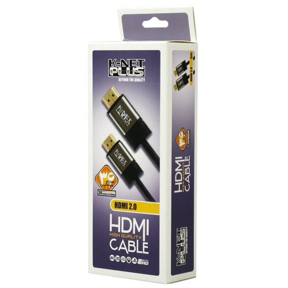کابل HDMI کی نت پلاس مدل K-NET PLUS V2 طول 3 متر