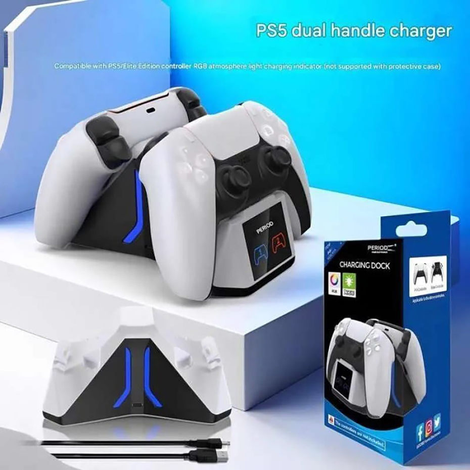 جزییات استند شارژر دسته پلی استیشن دابی مدل DOBE PS5 TP5-0563S