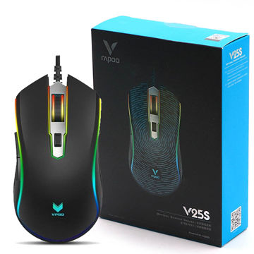 خرید ماوس سیم دار گیمینگ رپو مدل RAPOO V25S مشکی