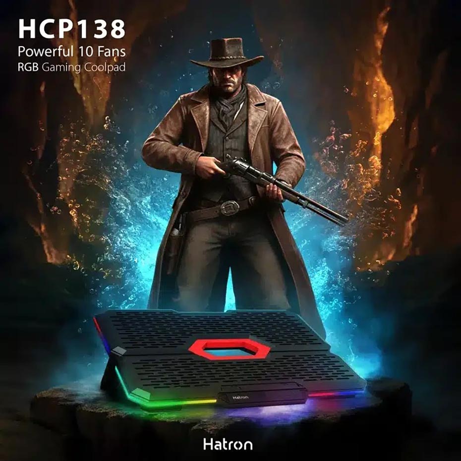 مشخصات فن نوت بوک هترون مدل Hatron HCP138