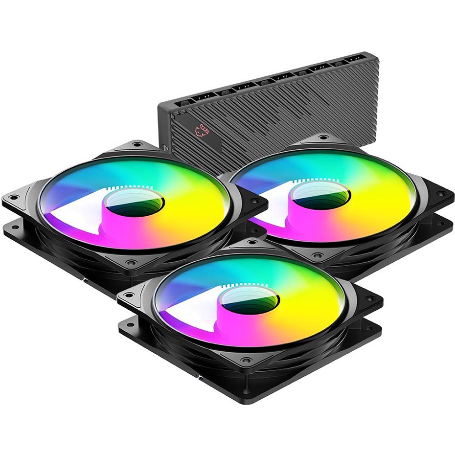 مشخصات فن کیس گیمینگ 3 عددی تسکو مدل TSCO GFAN300 مشکی