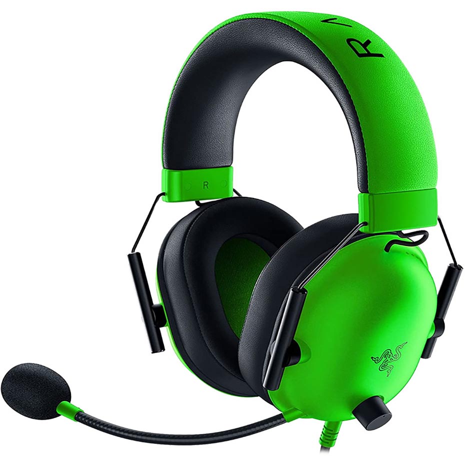 قیمت هدست گیمینگ سیم دار ریزر مدل RAZER BlackShark V2 X سبز