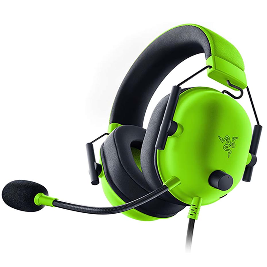 هدست گیمینگ سیم دار ریزر مدل RAZER BlackShark V2 X سبز