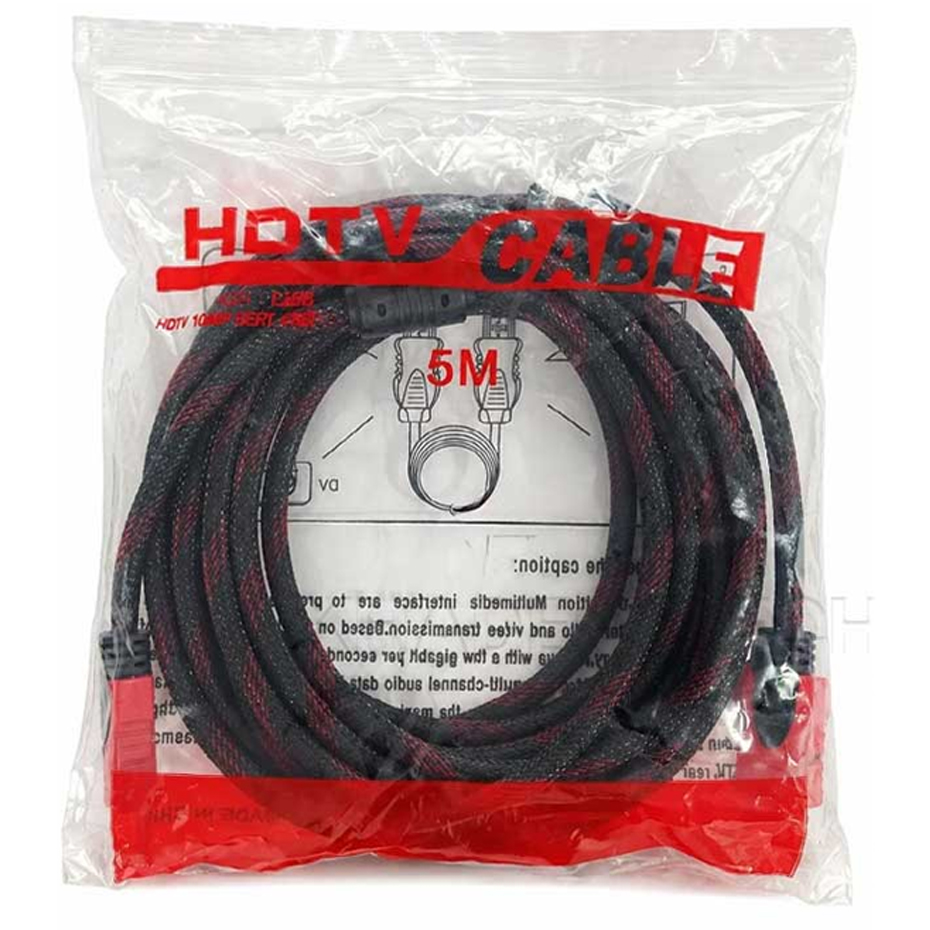 کابل HDMI زرهی پک مشمایی طول 5 متر