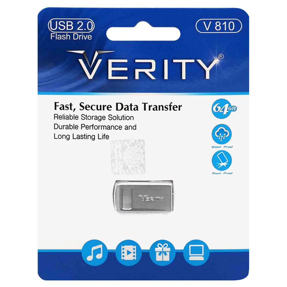 خرید فلش مموری وریتی مدل V810 USB 3 ظرفیت 64 گیگابایت USB2.0