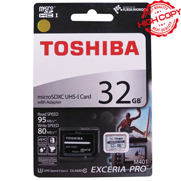 خرید رم میکرو توشیبا مدل TOSHIBA 95MB PRO U3 32G گارانتی مادام العمر