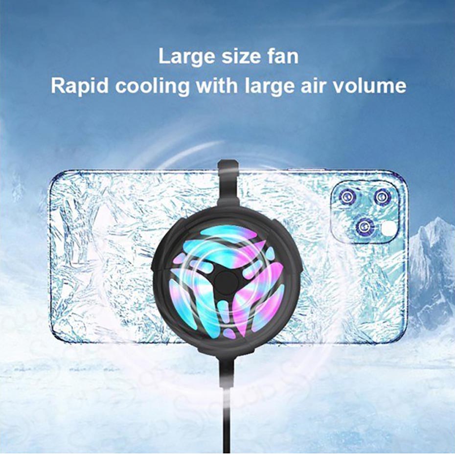 جزییات فن خنک کننده موبایل مدل Mobile Fan AL-01