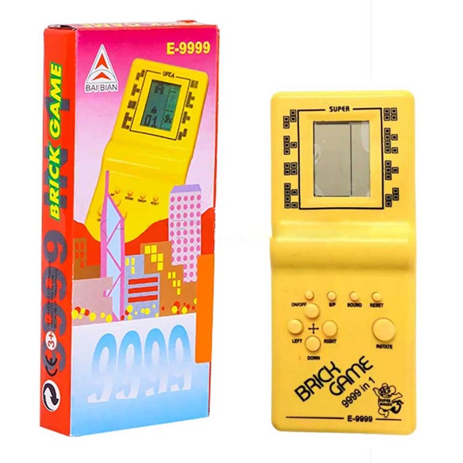 خرید کنسول دستی آتاری مدل BRICK GAME E-9999 زرد