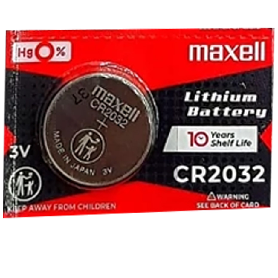 باتری سکه‌ای 3 ولت مکسل Maxell مدل CR 2032 لیتیومی اصل