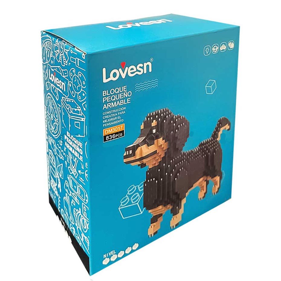 خرید لگو سه بعدی سگ مدل LOVESN DM3017