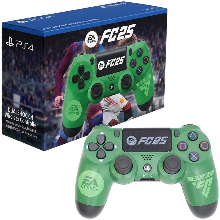 خرید دسته بازی سونی مدل SONY DUALSHOCK PS4 طرح FC25 سبز