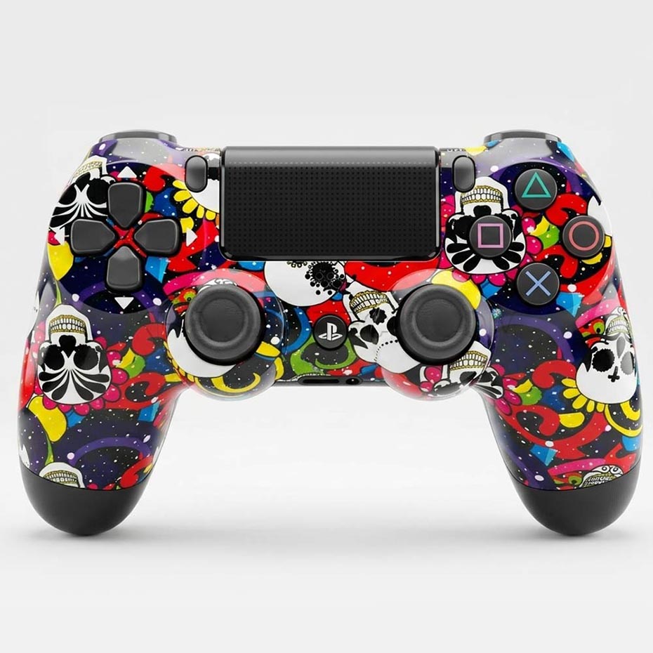 قیمت دسته بازی سونی مدل SONY DUALSHOCK PS4 طرح اسکلت فانتزی