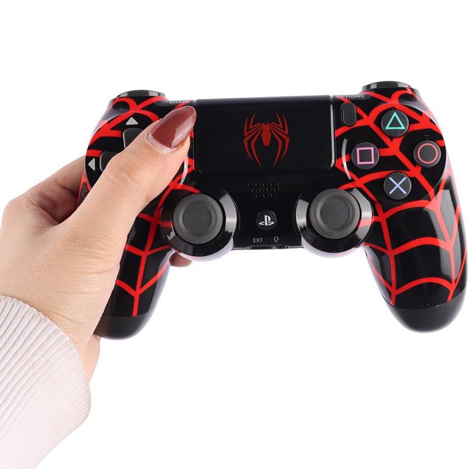 مشخصات دسته بازی سونی مدل SONY PS4 Dualshock 4 HIGH COPY طرح SPIDE RMAN