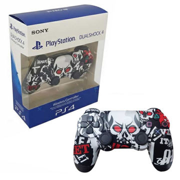 خرید دسته بازی سونی مدل SONY PS4 DualShock4 High COPY طرح اسکلت