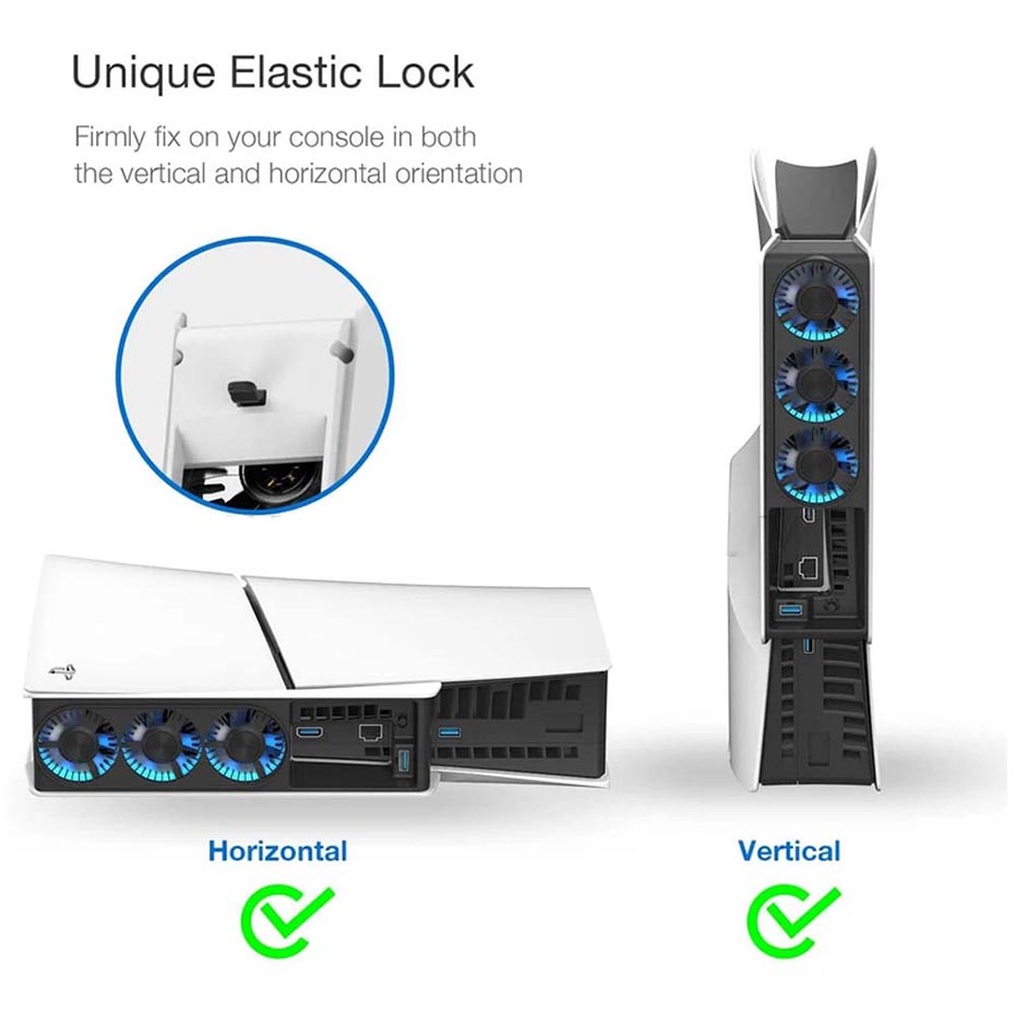 مشخصات فن خنک کننده پلی استیشن مدل IINE PS5 SLIM L960