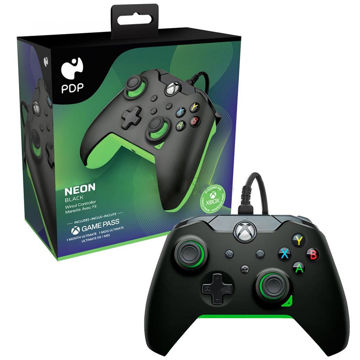 خرید دسته بازی PDP XBOX X/S/PC مشکی سبز
