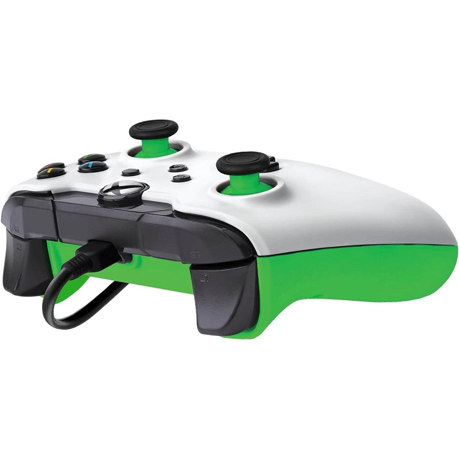 ابعاد دسته بازی PDP XBOX X/S/PC سفید سبز