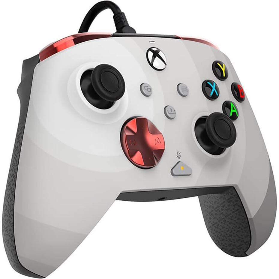 توضیحات دسته بازی PDP XBOX X/S/PC سفید قرمز