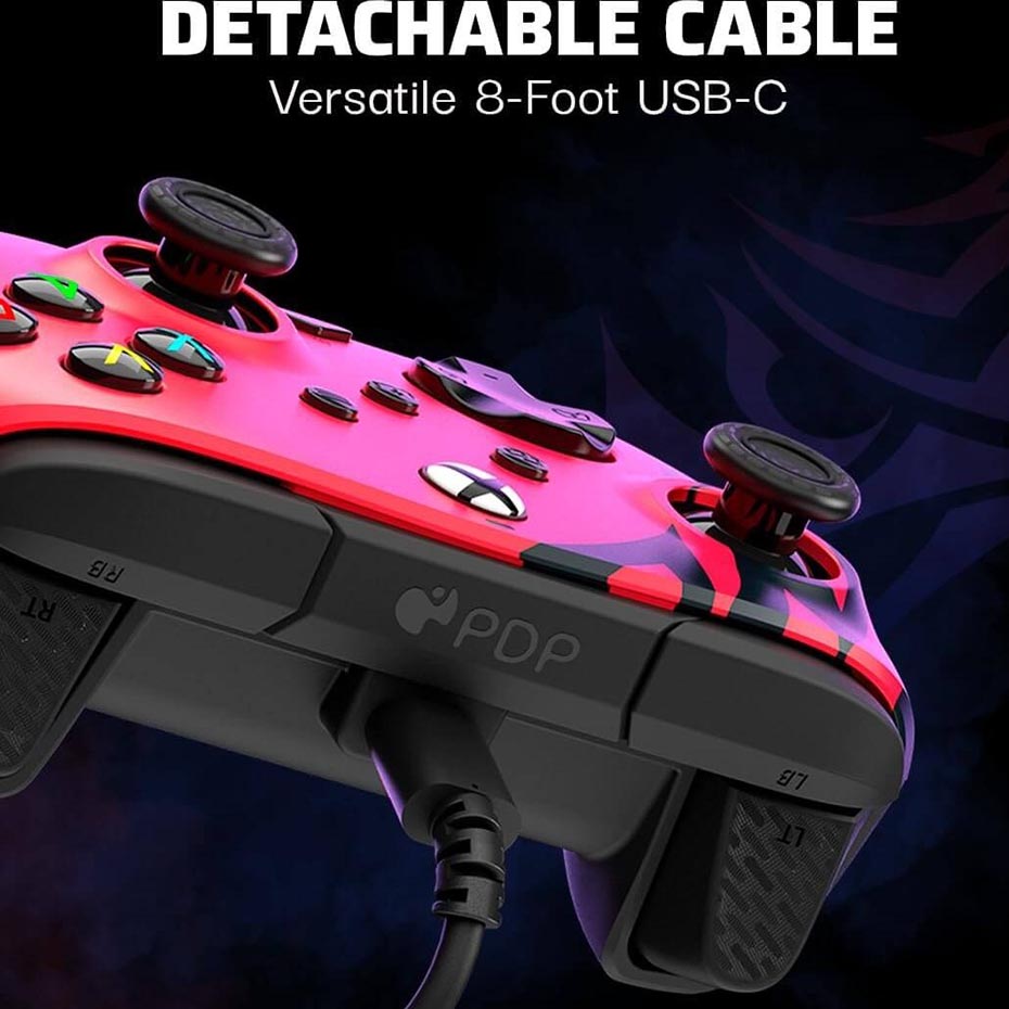 ابعاد دسته بازی PDP XBOX X/S/PC قرمز
