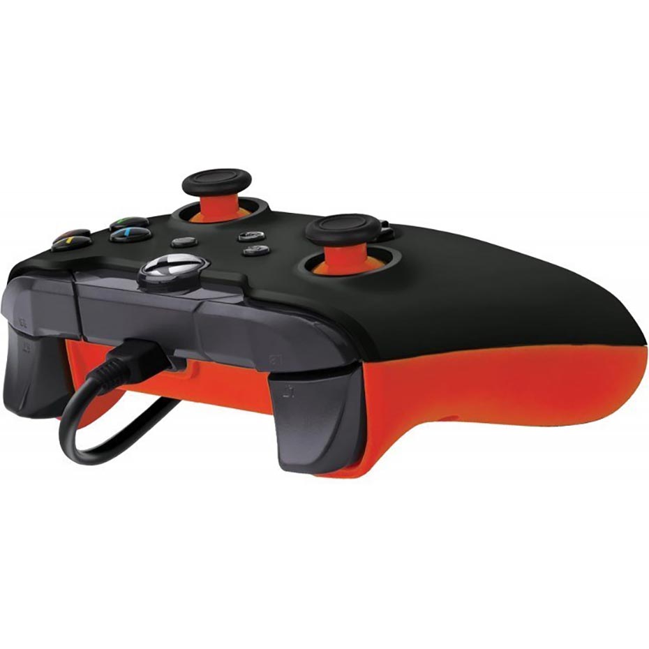 ابعاد دسته بازی PDP XBOX X/S مشکی نارنجی