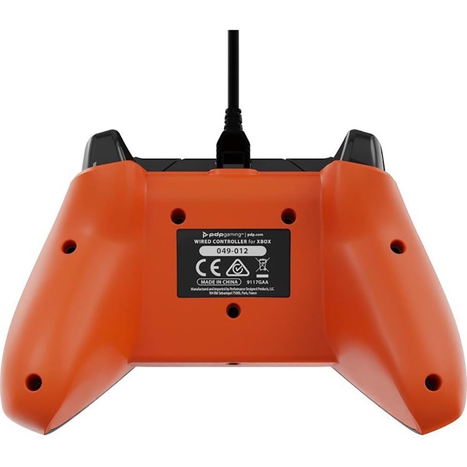 پشت دسته بازی PDP XBOX X/S مشکی نارنجی