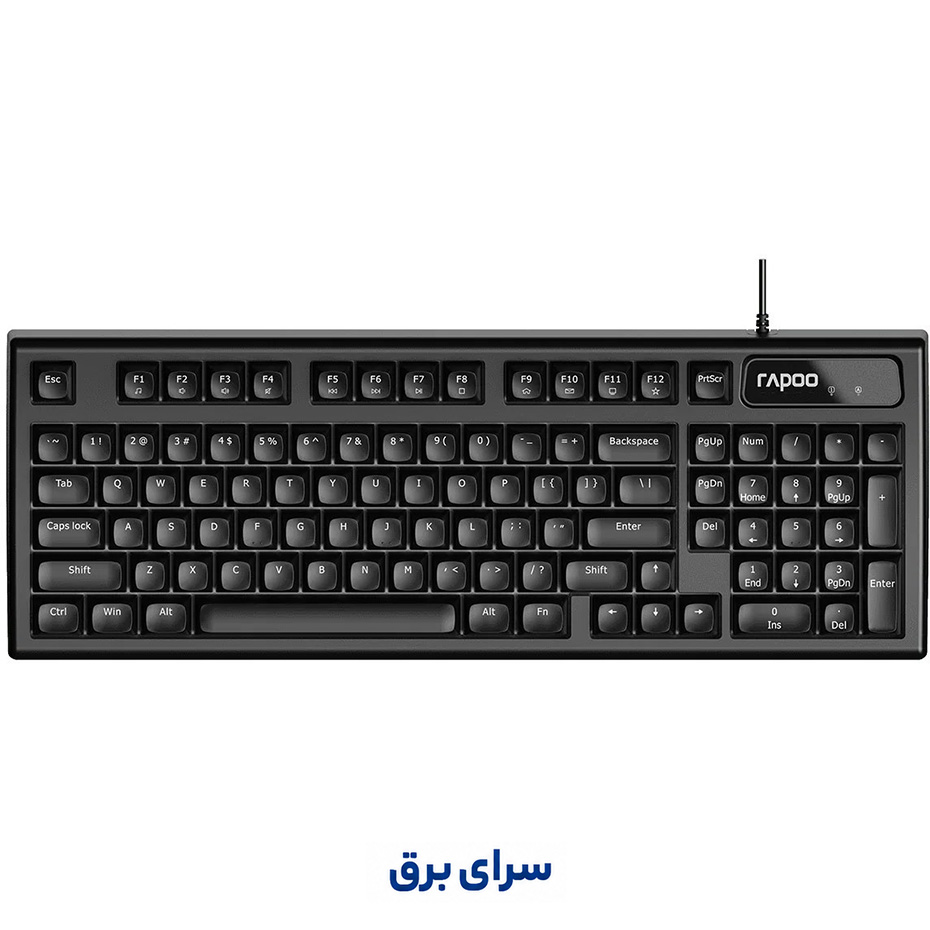 خرید کیبورد سیم دار رپو مدل RAPOO NK2800 مشکی