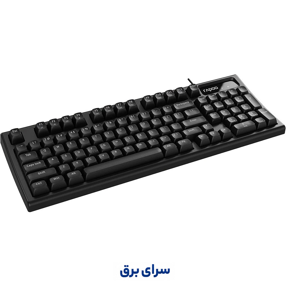 قیمت کیبورد سیم دار رپو مدل RAPOO NK2800 مشکی