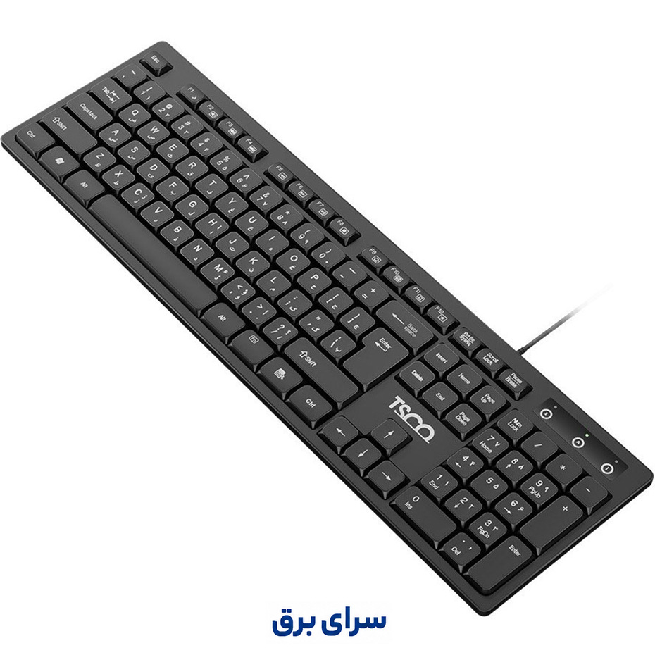 مشخصات کیبورد سیم دار تسکو مدل TSCO TK8072