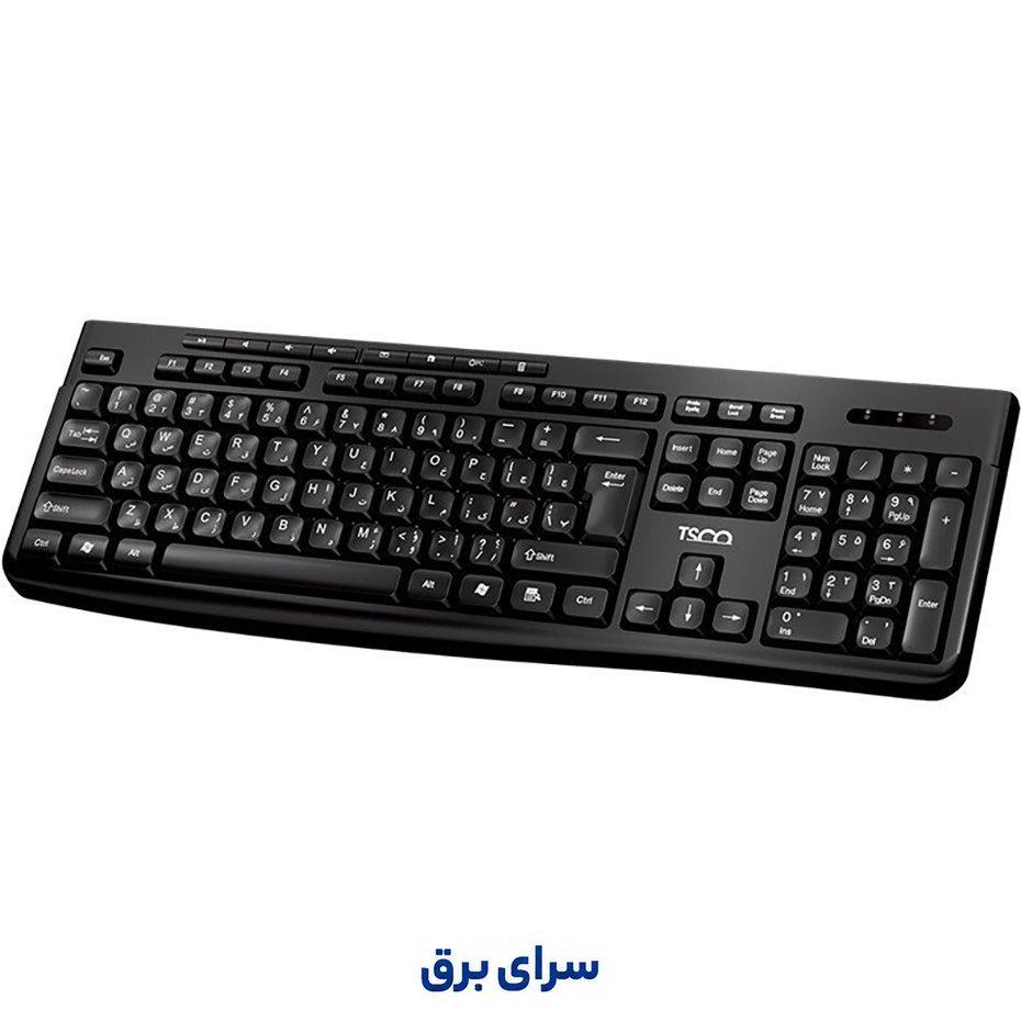 قیمت کیبورد بی سیم تسکو مدل TSCO TK 7007 W مشکی