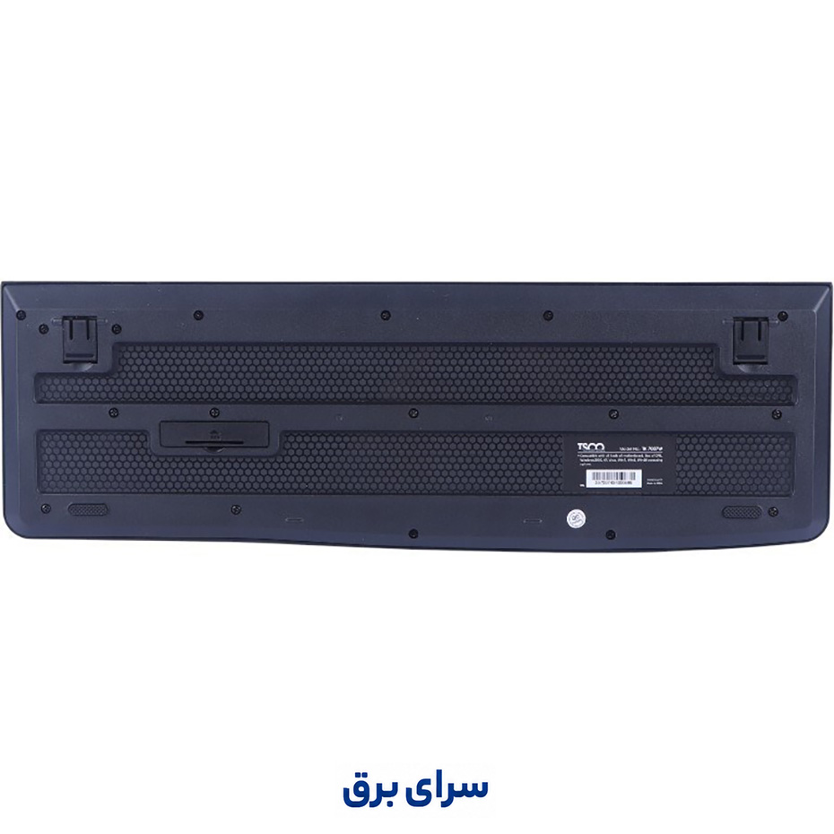 پشت کیبورد بی سیم تسکو مدل TSCO TK 7007 W مشکی