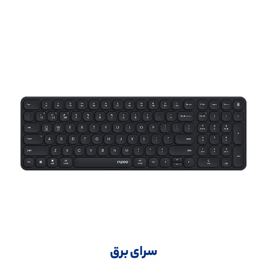 قیمت کیبورد بی سیم رپو مدل RAPOO E 9350 L خاکستری