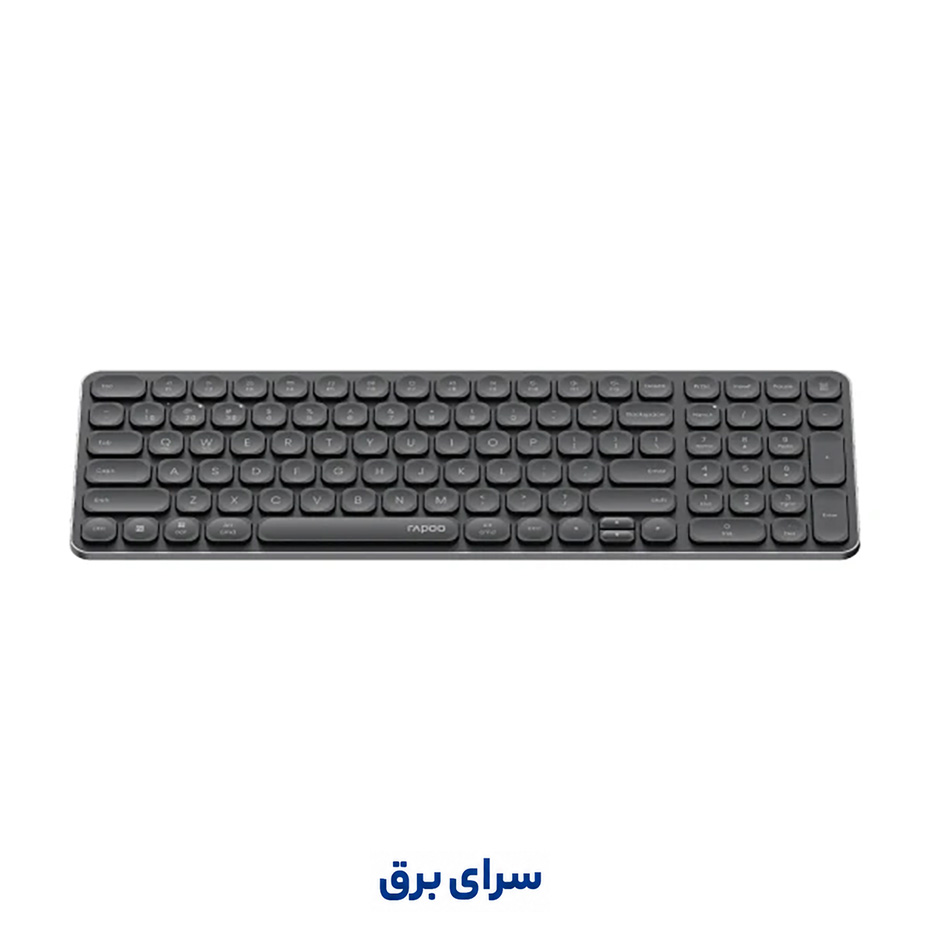مشخصات کیبورد بی سیم رپو مدل RAPOO E 9350 L خاکستری