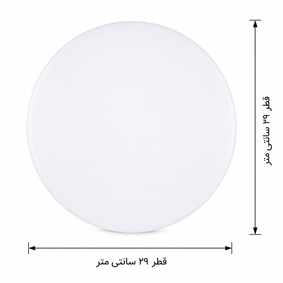 پنل بدون قاب فول لایت روکار  گرد 48 وات سایروکس