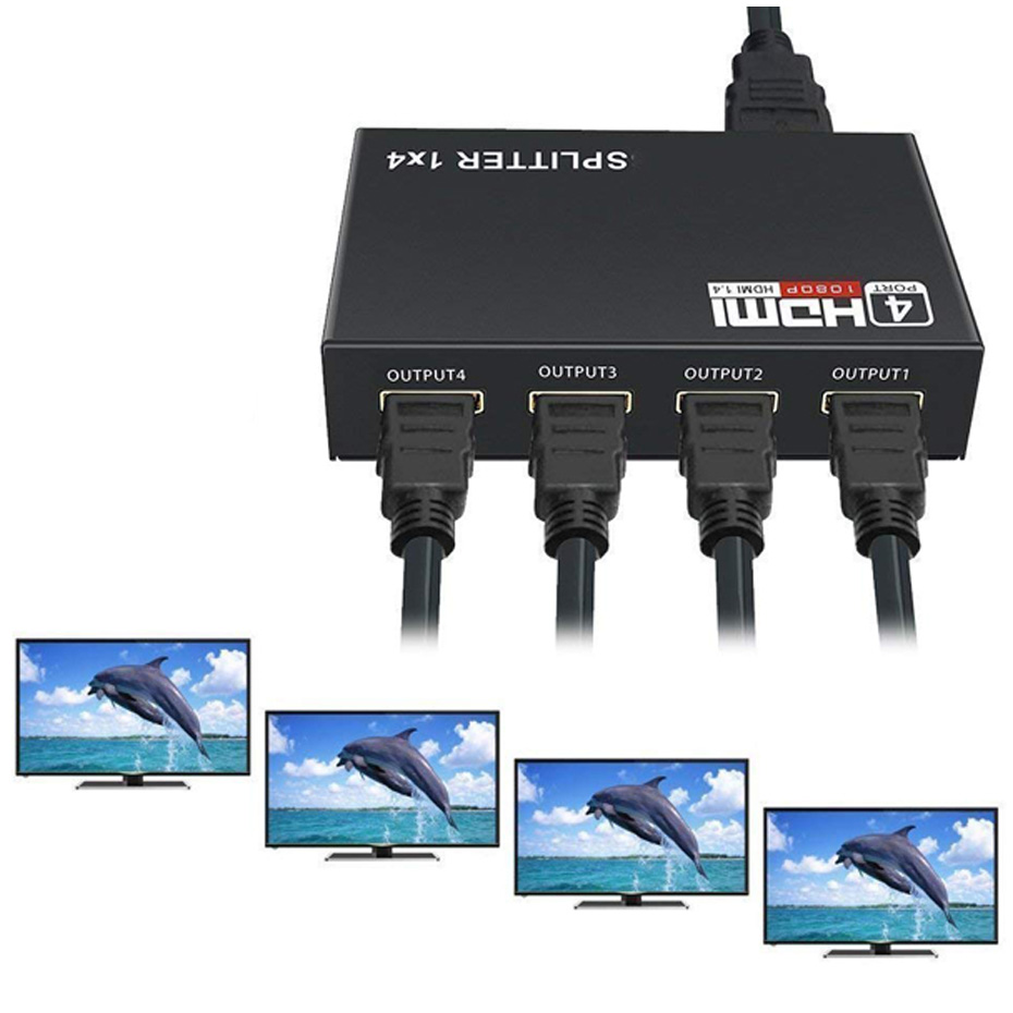 اسپلیتر وی نت HDMI چهار ورودی یک خروجی V-NET V-SPHD1404 4PORT   HDMI