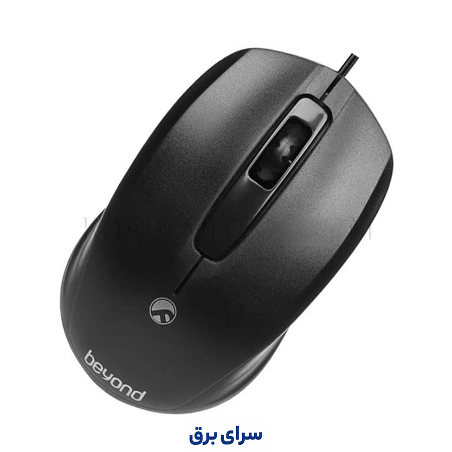 خرید ماوس سیم دار بیاند مدل BEYOND BM-1101 مشکی