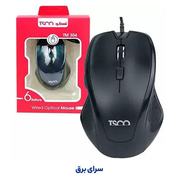 خرید ماوس سیم دار تسکو مدل TSCO TM 304