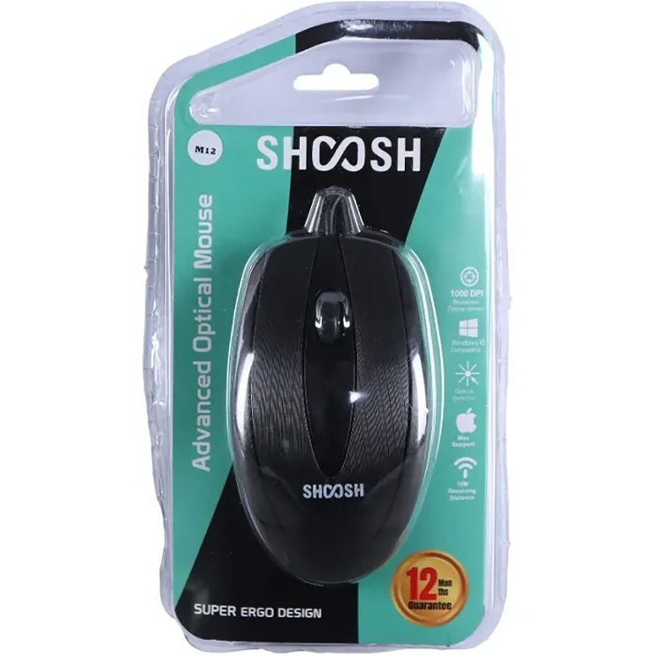 قیمت ماوس سیم دار شوش مدل SHOOSH SHM12