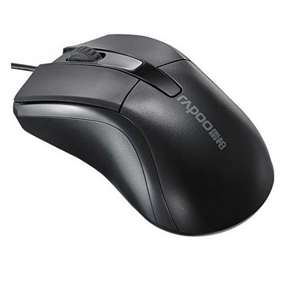 قیمت ماوس سیم دار رپو مدل RAPOO N1162 مشکی
