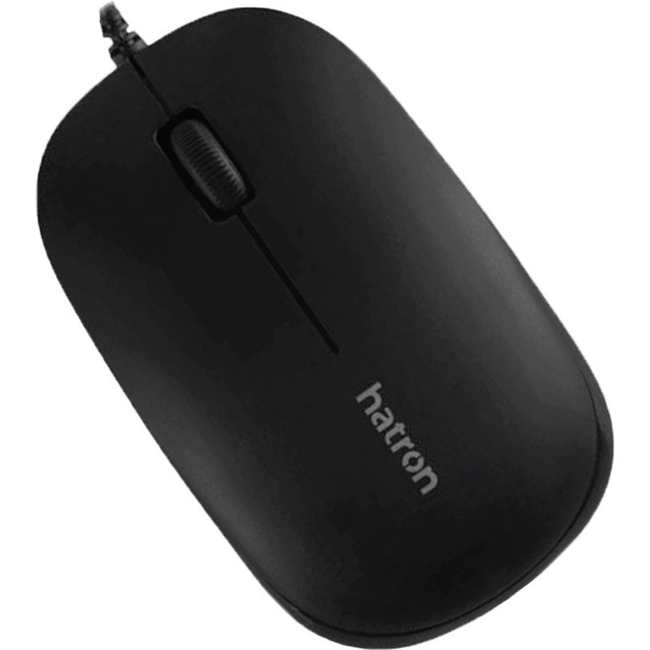 مشخصات ماوس سیم دار هترون مدل Hatron HM411SL مشکی